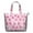 Pink Christmas Tree, variant on Pink Christmas Snowman Pattern Travel Tote Bags for Women Carry On,Large Weekender Bags for Women Travel,Multi Functional Duffle Bag for Work,Shopping,Sports