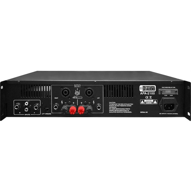 Amplificador de potencia DJ profesional de 2100 vatios - Adkins Pro Audio -  Audio de calidad a precios asequibles!