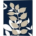 thumbnail image 4 of Great Art Now Navy Foliage by Tamara Robinson 3 Piece Canvas Art Set Each 12"W x 15"H, 4 of 4