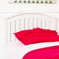 thumbnail image 4 of Finley Wood Headboard with Curved Rail and Slatted Grill, Twin, White, 4 of 4