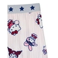 thumbnail image 3 of Wonder Nation x Hello Kitty Girls Short Sleeve Top and Shorts Pajama Set with Socks, 3-Piece, Sizes 4-18, 3 of 4