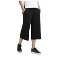 thumbnail image 2 of Nike Women's Sportswear Tech Fleece Sport Casual Capris (Small, Black), 2 of 3