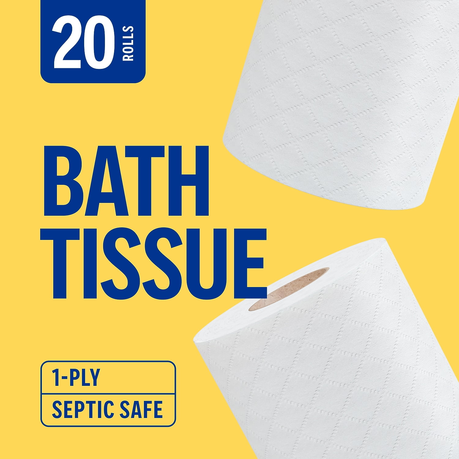 Staples Perk Septic Safe 1-Ply Toilet Paper 1000 Sheets/Roll PK55153