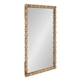 thumbnail image 5 of Kate and Laurel Prindle Turned Wood Beaded Rectangle Mirror, 23 x 34, Hazelnut, Vintage Coastal Rectangular Wall Mirror for Use as Fireplace Mantel Mirror Bathroom Mirror for Over Sink, 5 of 9