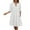 White, variant on Ahuyic Womens Summer Casual Dress,Womens Plus Size Dress,Womens Solid Color And Linen Sleeveless Large Dress,White,XXL