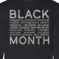 thumbnail image 4 of Inktastic Black History Month Occupations and Identities Long Sleeve T-Shirt, 4 of 5