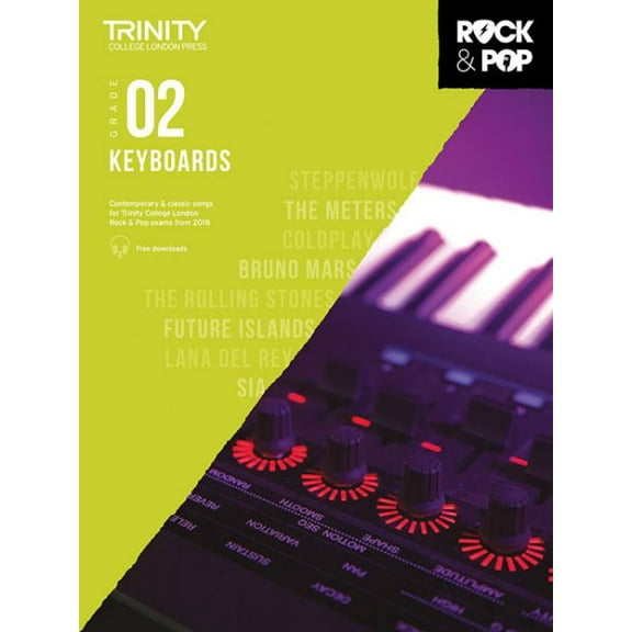 Trinity Rock  Pop 2018 Keyboards: Grade 2