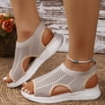 thumbnail image 6 of YOUYEDIAN Orthopedic Sandals for Women Beach Open Toe Arch Support Shoes Summer Comfy Slip on Non Slip Casual Slippers, 6 of 8