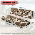 thumbnail image 7 of FKELYI Grunge Leopard Cow Print UTV Seat Cover 2 Pcs Set Powersports Seat Covers Anti-Scratch Mule Bench Protector Backrest Cover Full Back Design ATV Interior Deocr, 7 of 7