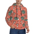 thumbnail image 2 of Daiia Hedgehog Mushroom for Men's Fashion Hoodies & Sweatshirts with Kangaroo Pocket Hooded Sweatshirt Breathable & Moisture Wicking-X-Large, 2 of 7