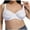 White, variant on IROINNID Women's Bras Full Coverage Solid Plus Size Seamless Push Up Lace Sports Sexy Breathable Base Underwear