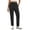 Black, variant on Womens Travel Pants Stretch Ankle Golf Pants with Pockets Comfy Petite Business Casual Dressy Work Slacks Black M