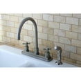 thumbnail image 2 of Kingston Brass KS8798ZX Millennium Centerset Kitchen Faucet, Brushed Nickel, 2 of 3