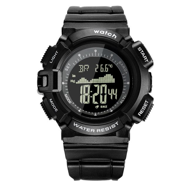CAROOTU Men's Multi-functional Luminous Digital Watch Waterproof Wristwatch Outdoor