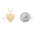 thumbnail image 4 of Gold Plated Sterling Silver CZ Pink Enamel Heart Pendant Necklace for Women, 4 of 5