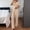 Beige, variant on BUIGTTKLOP Lounge Sets for Women 2 Piece Pajamas Set Short Sleeve V Neck Crop Top Wide Leg Long Pants Soft Homewear