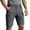 Grey, variant on Mens Work Shorts Relaxed Fit Cargo Shorts for Men Breathable Casual Outdoor Daily Cargo Shorts
