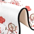 thumbnail image 6 of SKYSONIC 2'X6' Love Bikes Love Trees Runner Rug with Rubber Backing, Valentine's Day Non Slip Entryway Rug Runner Washable Soft Area Rug Carpet for Hallway Bedroom Kitchen Decor, 6 of 6