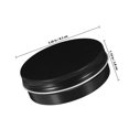 thumbnail image 2 of RUNROTOO 20Ud De Aluminio Ligero Negro Para Viaje Y Almacenamiento De Cosméticos, 2 of 8