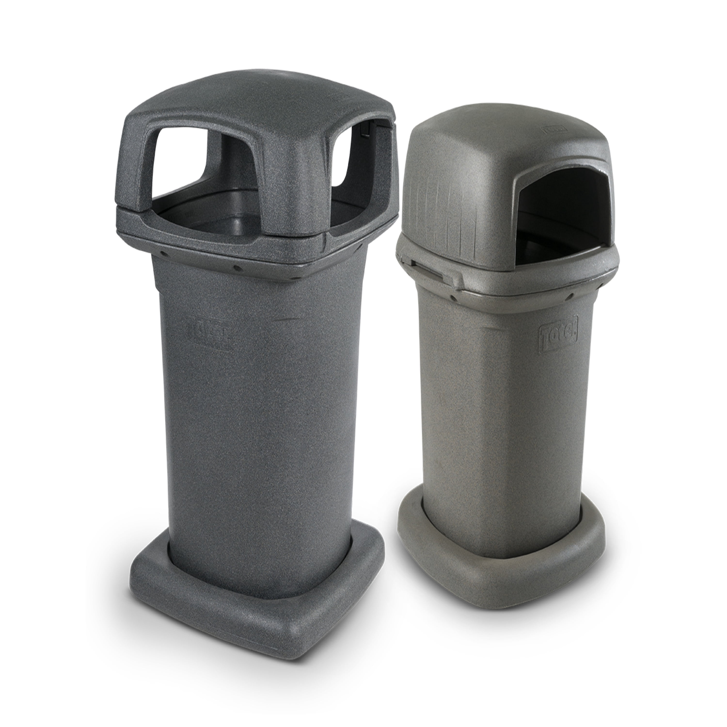 Toter 60 Gal. Park Trash Can with Lid