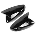 thumbnail image 4 of Rear View Mirror Cap,Pair Horn Style Side Rearview Mirror Cover Side Mirror Shell Superior Craftsmanship, 4 of 14