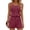 #08 Wine 【Stock up on Your Favorite Colors】, variant on Women's Casual Solid Color Sleeveless Jumpsuit Shorts, Elastic Waistband with Comfortable Fabric, Perfect for Summer Outings, Beach Vacation, or Casual Daily Wear, | JASKFLY,Blue M