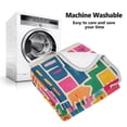 thumbnail image 5 of Yayeee Throw Blanket for Couch Soft Warm 50" x 60" Sofa Chair Bed Decoration, Art Map, 5 of 7