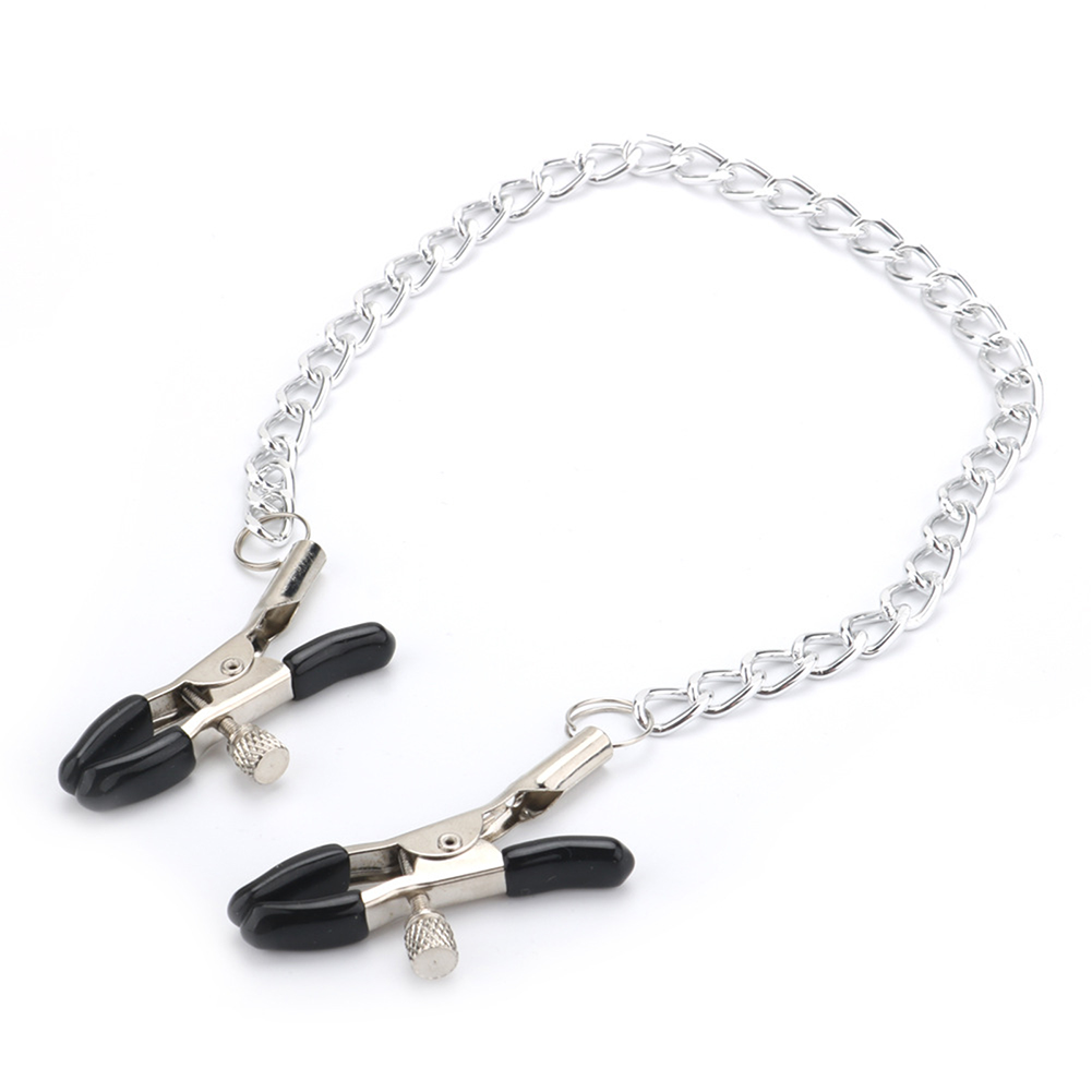 Maritcute Nipple Clips Clamps Stainless Steel Decorative Clip Adult Non Piercing Nipple Rings Breast Clamps For Pleasure Women/Men