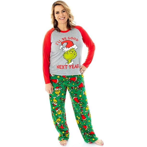 Men's Grinch I'll Be Good Next Year Guys Pajama 