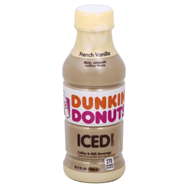 Dunkin Donuts French Vanilla Iced Coffee, 13.7 Fl. Oz.