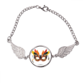 thumbnail image 1 of Feather Mask Feliz Carnaval de Venecia Pulsera pulsera pulsera alas de ángel pulsera, 1 of 3