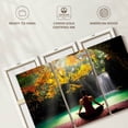 thumbnail image 6 of Elephant Stock Nature Zen Yoga Wall Art - Horizontal Multi Panel Canvas - Living Room Wall Decor - Wellness Multi Panel - Gray And Gold Decor - 57" x 36", 6 of 8