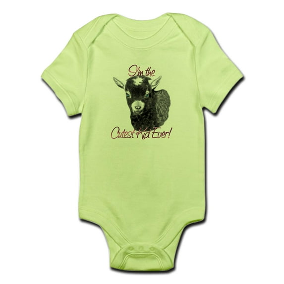 CafePress - Goat Cutest Kid Ever Infant Bodysuit - Baby Light Bodysuit