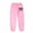 R/946Pink1, variant on Vividxx Trendy Girls Pants Casual Wear For Kids Stylish Sweatpants Slacks For Daily School Outdoor Activities For Ages 3-12 For Autumn Winter Solid Color Toddler Trendy Sweatpants
