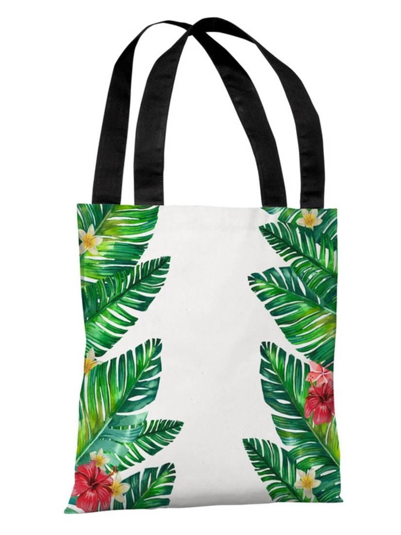 Tropical Leaves With Panda Womens Bag Shoulder Tote handbag Zipper Purse Top-handle Zip Bags