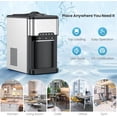 thumbnail image 4 of Dispensador de agua ARLIME 3 en 1 para hacer hielo, encimera, 48 lb/24 h, 4 of 7