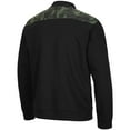 thumbnail image 3 of Men's Colosseum Black Iowa State Cyclones OHT Military Appreciation Commo Fleece Quarter-Zip Jacket, 3 of 4
