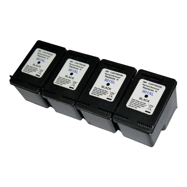 Cartouche à jet d'encres compatible L-ink x4 CHP-901BK4PK