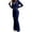 Navy, variant on QSXADF 2 Piece Velour Tracksuit Womens Hoodie Sweatsuit Solid Long Sleeve Top And Pants Set Casual Sweatshirt Outfit Women Fall Winter Outfits