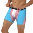 thumbnail image 5 of Men Boxer Briefs Fly Transgender Flag Funny Cool Underwear For Men, 5 of 7