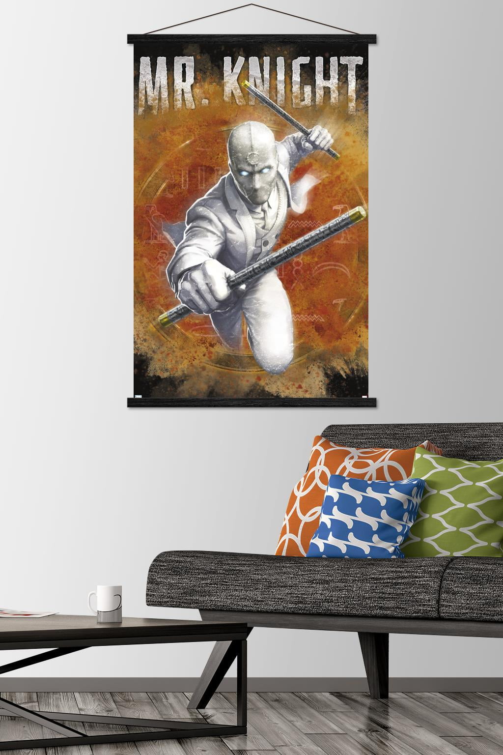 Marvel Moon Knight - Mr. Knight Wall Poster with Magnetic Frame, 22.375" x 34"