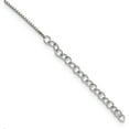 thumbnail image 3 of Sterling Silver Brilliant Embers Pink Cz Heart With 2In Ext Necklace qmp1393-18, 3 of 5