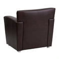 thumbnail image 2 of Scranton & Co Leather Chair in Brown, 2 of 2