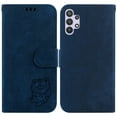 thumbnail image 2 of Compatible with Samsung Galaxy A32 5G Embossed Cute Tiger Flip Folio Wallet Case Card Pocket Holder Cover, 2 of 5