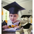 thumbnail image 6 of DolliBu Sitting Grey Alligator Graduation Plush Toy - Super Soft Plush Graduation Stuffed Animal Dress Up Gown, Cap and Tassel Outfit - Congratulatory Graduation Gift – 9 Inches, 6 of 6