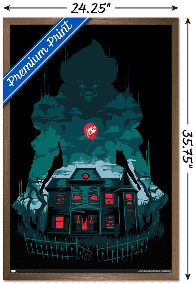 IT - House Wall Poster, 22.375" x 34", Framed