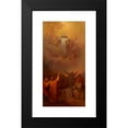 thumbnail image 2 of Josef Danhauser 9x14 Black Modern Framed Museum Art Print Titled - Mariae Ascension (Draft for the Altarpiece in Esztergom (Gran)) (Around 1844), 2 of 5