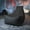 Black, variant on Jaxx Pixel Gamer Chair - Game Room / Home Theater Bean Bag Chair, Red