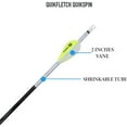 thumbnail image 4 of New Archery Products Quikfletch 2″ Quikspin 4 Vane, White/Yellow, 6 Pack, 4 of 6