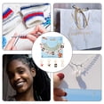 thumbnail image 6 of 12Pcs Alloy Enamel Playing Card Charm Locking Stitch Markers with Gold Tone 304 Stainless Steel Leverback Earring Findings Mixed Color 3.4~3.5cm, 6 of 6